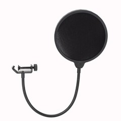 Double Layer φ5″ Microphone Wind Screen Mask Pop Filter for Recording Studio