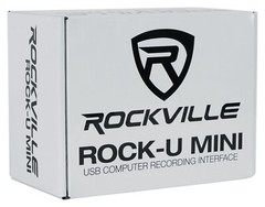 Rockville ROCK-U MINI USB Computer Recording Interface 24 Bit 192Khz Home Studio