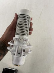 HyperX QuadCast USB Condenser Desktop Microphone White Gaming Streaming Mic