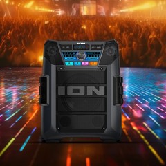 Ion Audio Tailgater XL Portable Bluetooth Party Speaker with Karaoke Microphone