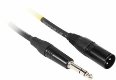 2 Rockville RCXMB3-Y Yellow 3′ Male REAN XLR to 1/4“ TRS Balanced Cables