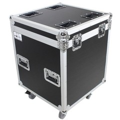 ProX XS-UTL4 Half Trunk Utility Flight Case with Caster Dish and Wheels, Medium