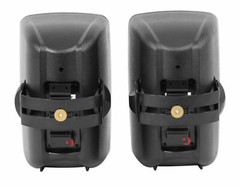 2 Rockville WET-7020B 5.25″ 70V Commercial Indoor/Outdoor Wall Speakers in Black