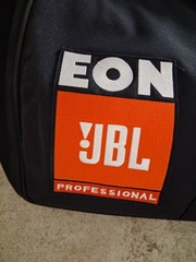 Lot of 2 JBL professional EON15-BAG-1 PA Speaker Carrying Bag Black