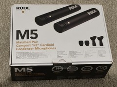 Rode Microphones M5 Compact 12″ Condenser Microphone Matched Pair