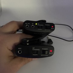 Sony WCS-999 Wireless Microphone System 999T Transmitter 999R Receiver w/ Mic