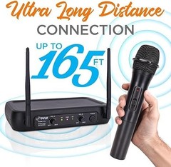 Sistema De Microfonos Inalambricos De Doble Frecuencia Para Karaoke Pro