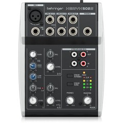 Behringer Xenyx 502S Premium Analog 5-Input Mixer w/ USB Streaming Interface