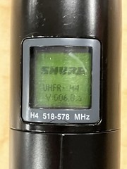 Shure UR2 H4 SM58 Handheld Wireless Microphone 518-578MHz hand held #3