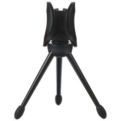 1 Set 2Pcs Microphone Tripods Practical Mic Table Stands (Black)