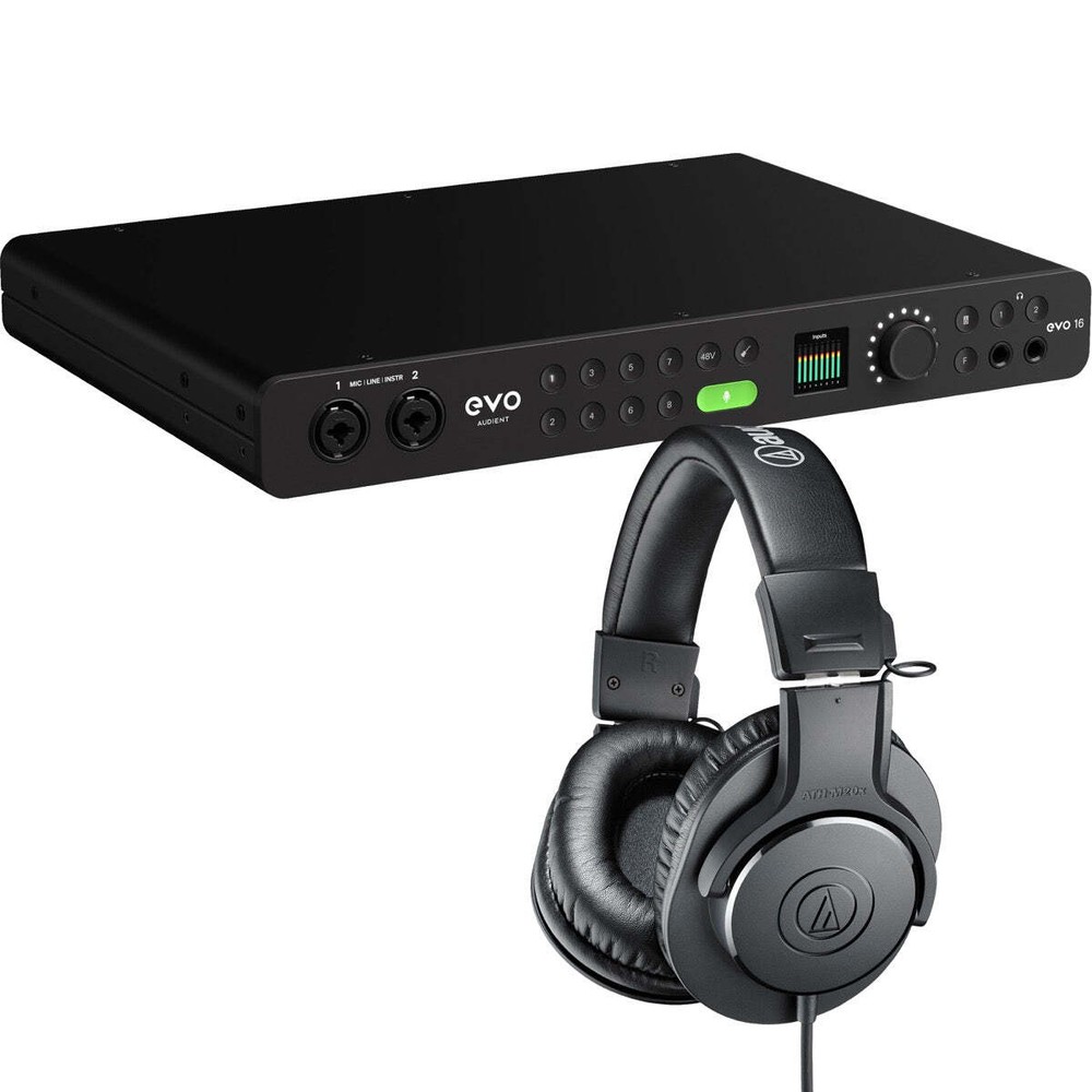 Audient Evo 16 24in/24out USB-C Audio Interface STUDIO KIT