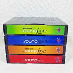 DIGITAL JUICE SOUNDFX LIBRARIES VOLUMES 1 – 4 SOUND EFFECTS DVD EDITING SOFTWARE