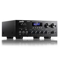 Moukey 400W 2 Channel Audio Power Amplifier Bluetooth Home Stereo Receiver