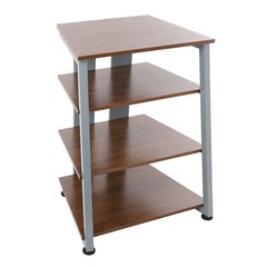 4-Layers AV Media Stand Stereo Stand Media Holder w/ Storage Shelves 110.23 lbs