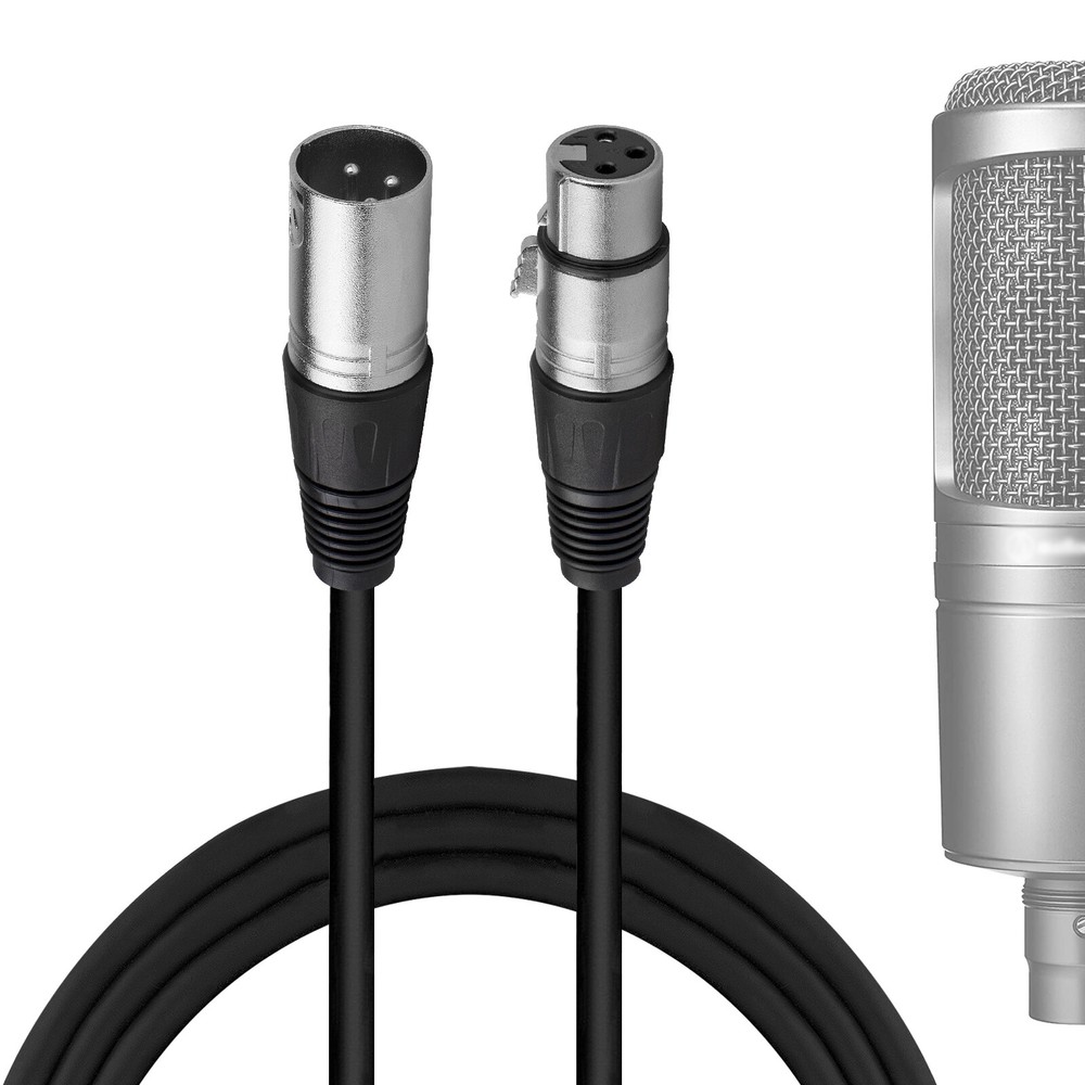 Geekria Microphone Cables for Audio-Technica ATH AT2020, AT2035, AT2021 (10 ft)