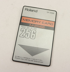 Roland M256E Memory Card w/ case – for various Roland Synths and Drum machines