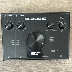M-Audio AIR 192|6 USB Audio Interface MIDI 2-In 2-Out 24-bit 192kHz Black