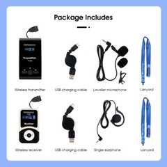 RetekessT130 Wireless Microphone Tour Guide System Transmitter 10Receiver Church