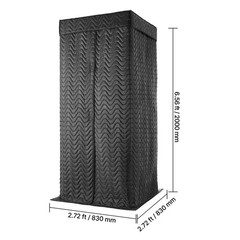 6.56 ft Portable Vocal Booth Recording Booth with Travel Bag for Voiceovers