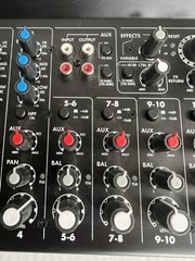 Harbinger L1202FX 12- Channel Analog Mixer with Effects – Works