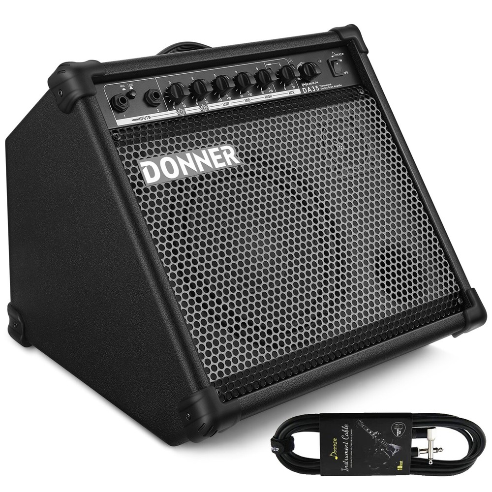 Donner DDA-35 Electric Guitar Amplifier Speaker 35W Electronic Drum Keyboard Amp