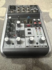 Behringer Q502usb Premium 5-Input 2-Bus Mixer, Working (No AC Adapter)