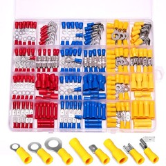 Ginsco 250Pcs Insulated Wire Connectors Assorted 250pcs, Red, Blue, Yellow