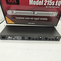 DBX 215s 15-Band Dual Channel Graphic Equalizer Switchable ±6 or ±15 dB US Stock