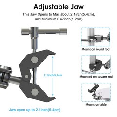 Adjustable Tablet Phone Holder for Spin Bike Treadmill 4.7-12.9″ iPad Galaxy Tab