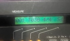 YAMAHA QY10 Music Sequencer Drum Machine Used