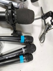LOT OF 10 Various Brands & Models Microphone Used Working
