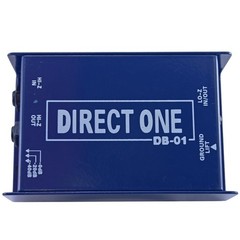 Passive Di direct box 1/4 instrument to balanced & unbalanced XLR