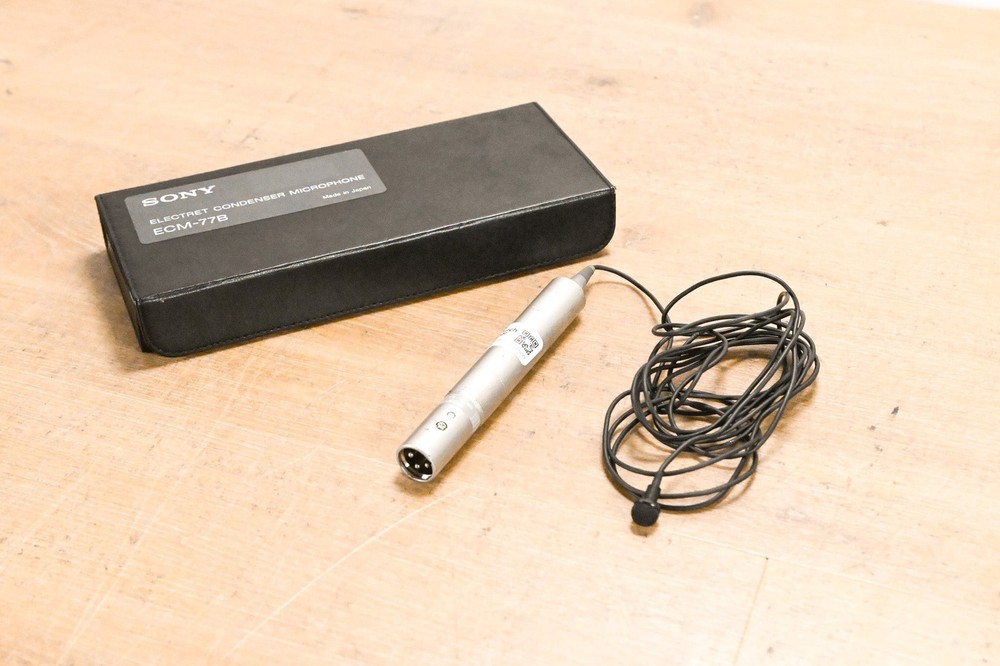Sony ECM-77B Miniature Omnidirectional Lavalier Mic CG012V1