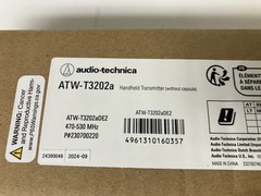 Audio Technica 3000 Series ATW-T3202 Wireless Handheld Transmitter – DE2 Band
