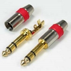 1/4″ Stereo Male Plug Audio/Microphone/Mic/PA Cable/Cord End/Connector 6.35mm{gR
