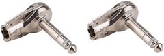 (2 PACK) SWITCHCRAFT 238X 1/4″ 6.35 mm Stereo Right Angle Flat Male Pancake Plug
