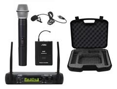 Audio 2000S XLR Wireless Microphone System with Body-Pack, Lavalier, and Rece…