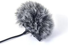 5 Packs Lavalier Microphone Wind Screen Furry Muffs Diameter 1Cm Fits Most Lapel