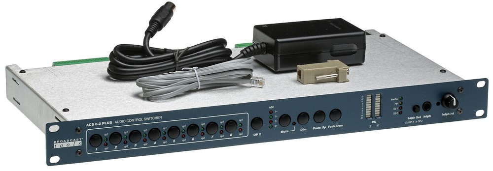 Broadcast Tools ACS 8.2 Plus Stereo Balanced Automation Switcher Router 115/230V