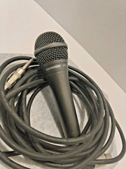 Samson Q7x Professional Dynamic Vocal Microphone Black W Neutrik NC3XX 21ft Cord