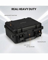 Rhinovo Waterproof Hard Case with Custom Foam for Electronics & Tools 11X9