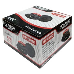 HyperPower 6.5″ Midrange Speaker 200-Watt RMS 8 ohm HP60MD 94dB 400W Max, 2 pcs