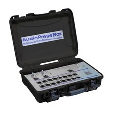 Audio Press Box APB-216-CD-ABX Active Dante APB, 2 MIC/LINE In, 16 LINE/MIC Out