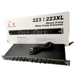 DBX 223XL Stereo 2-Way/Mono 3-Way Crossover Rack Mountable US NEW