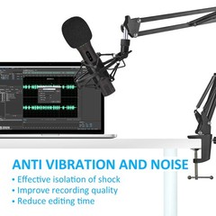 SUNMON Q2U shock mount w/ foam windscreen