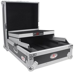 ProX XS-M12LT Universal 12″ DJ Mixer ATA300 Flight Hard Case With Laptop Shelf