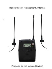 2 x Antenna For Sennheiser EW100G2/100G3 wireless microphone/IEM Bodypack system