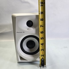 Pioneer DJ DM-40-W Right Studio Monitor Speaker White Tested Working Excellent