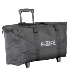 DJ Lighting Audio Equipment Multipurpose Accessory Utility Bag w Handle & Wheels