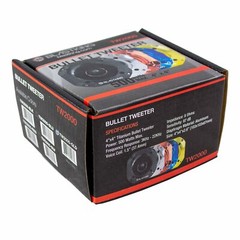 Blastking TW2000-BLU 4×4 inch 1.5 inch VC Titanium Bullet Tweeter Blue 500W